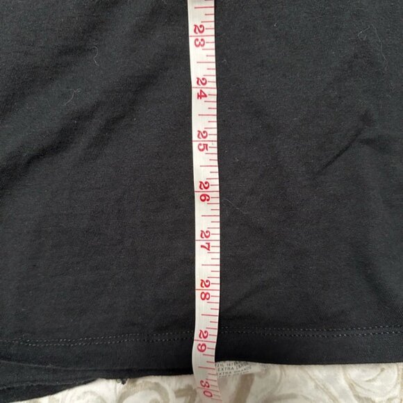 Black Wavy  Logo Tee Shirt - Picture 4 of 8